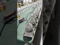 چراغ سوله ای با روشنایی بالا آلومینیومی شیشه سکوریت 50 وات 100 وات 150 وات ضد انفجار LED