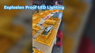 روشنایی بالا IP65 ضد آب 150W-600W چراغ ضد انفجار LED برای موارد خطرناک