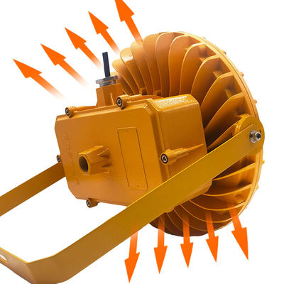 چراغ روشنایی محوطه ای ضد انفجار 240 وات 80Ra، نصب شده روی پاراپت، برای مکان های خطرناک