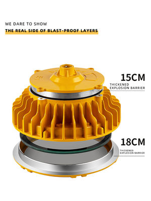 چراغ سیلاب LED آلیاژ آلومینیوم 100 وات IP66 برای روشنایی ضد انفجار در مکان های خطرناک