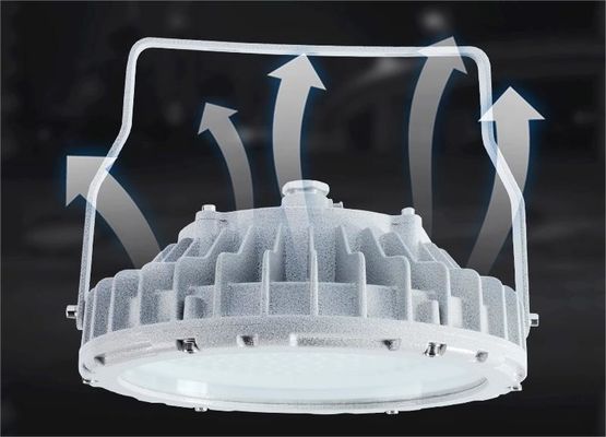 چراغ روشنایی ضد انفجار LED آلومینیومی 150 وات با درجه حفاظت IP65 برای مکان های خطرناک