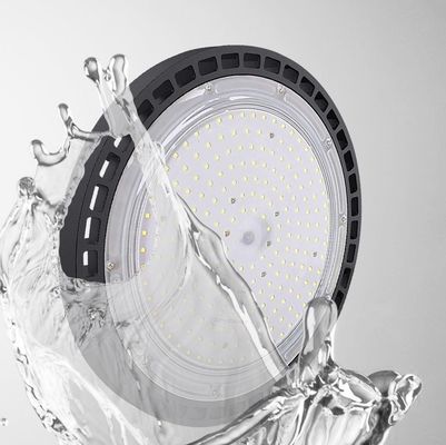 چراغ های فوق العاده UFO 100W 150W 200W IP65 ضد آب با SMD 3030 LED برای انبار و کارخانه
