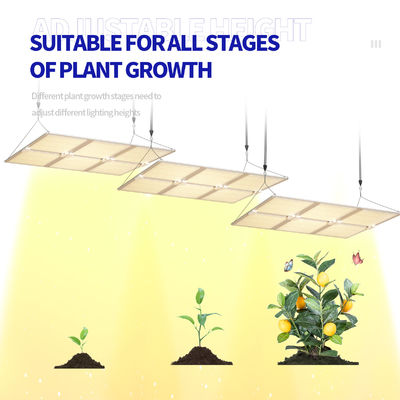 چراغ رشد LED طیف کامل 600 وات با قابلیت تنظیم نور برای رشد بهینه گیاه