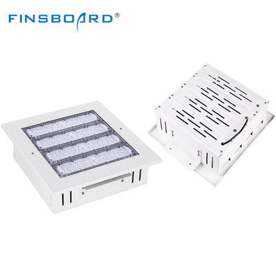 200W IP54 ضد آب صنعتی High Bay LED چراغ فلد با آلومینیوم + شفاف PC برای ایستگاه های بنزین