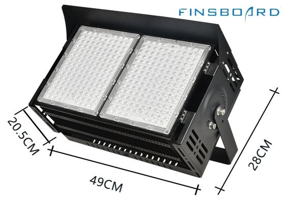 چراغ های روشنایی استادیوم LED 6500w زاویه 45° لنز