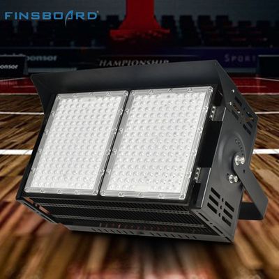 120lm/w IP66 شبکه LED روشنایی استادیوم 90° زاویه لنز