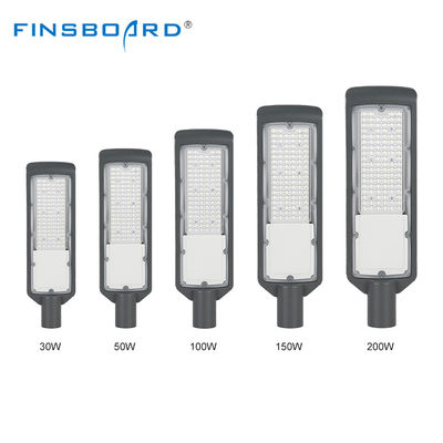 3000-6500K IP65 ضد آب 50 - 200w LED Street Light آلومینیوم ریخته گری