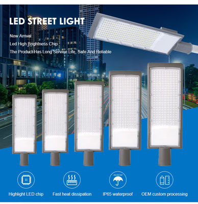چراغ های خیابانی آلومینیومی دایکاست ضد آب در فضای باز IP66 SMD2835 LED