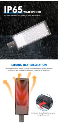 چراغ خیابانی LED ضدآب IP66 با آلومینیوم دایکاست و LED SMD2835 برای استفاده در فضای باز