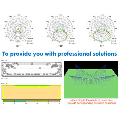 نور خیابانی LED با کارایی بالا 120lm / W با IP66 ضد آب و AC85-265V ولتاژ گسترده برای روشنایی بزرگراه در فضای باز