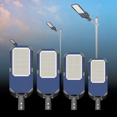 چراغ خیابانی LED پرقدرت ضدآب IP66 آلومینیومی دایکاست با راندمان 120lm/W برای روشنایی فضای باز