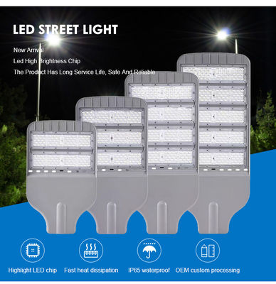 چراغ خیابانی LED ضد آب IP65 با دمای رنگ 3000K/4000K/6000K با گزینه های سفارشی OEM ODM برای روشنایی فضای باز