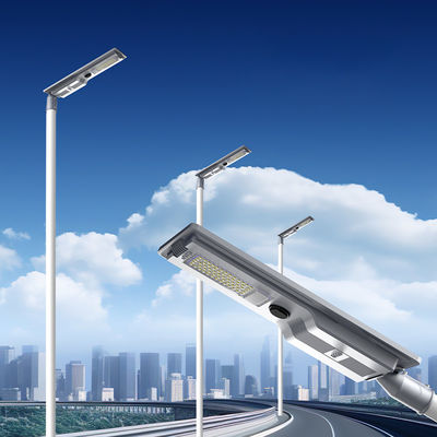 کیفیت خوب Ip65 ضد آب در فضای باز نور جاده ای Smd آلومینیوم 400w 600w همه در یک LED نور خیابان خورشیدی