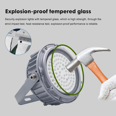 IP65 ضد آب لامپ خلیج بالا 50W 100W 150W چراغ ضد انفجار LED با آلومینیوم + شیشه گرم