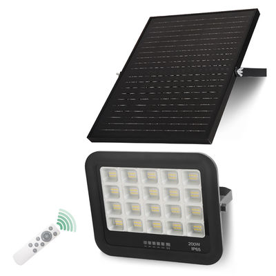 Ip65 ABS چراغ خورشیدی شیشه گرم 100w 200w 300w 400w 500w چراغ خورشیدی LED