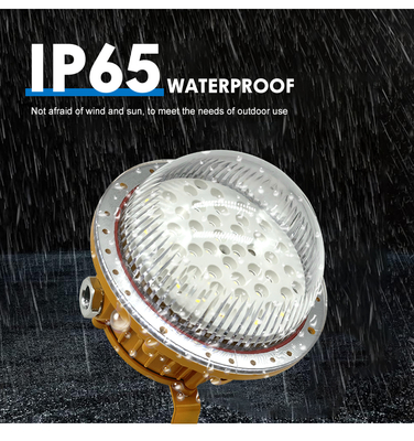 چراغ ضد انفجار Ip65 روشنایی پمپ بنزین 50w 100w 150w لامپ ضد انفجار LED