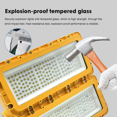 روشنایی ضد انفجار LED ضد آب با روشنایی بالا IP65 با توان 150 وات تا 600 وات برای مکان های خطرناک