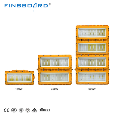 نورپردازی ضد انفجار LED 150W 300W 600W دوستانه با محیط زیست و طولانی مدت