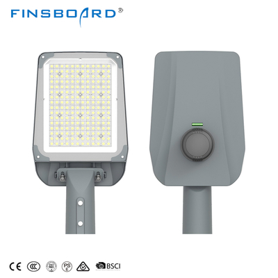 Ip67 آلومینیوم 50w 100w 150w 200w کنترل نور یکپارچه چراغ خیابان LED