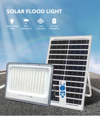 چراغ امنیتی خورشیدی آلومینیومی ریخته گری شده با قدرت بالا و لومن بالا، ضد آب، ویژه پروژه