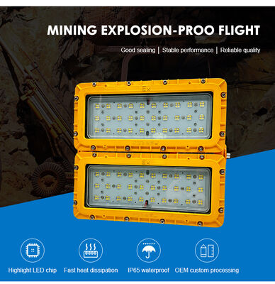 600 وات LED ضد انفجار چراغ سیلاب 60 درجه بوم تیرک بالا دکل یارد ATEX IIB T6 IP65 RFEPL8280 روشنایی