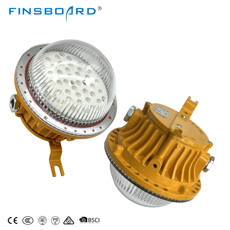 چراغ ضد انفجار Ip65 روشنایی پمپ بنزین 50w 100w 150w لامپ ضد انفجار LED