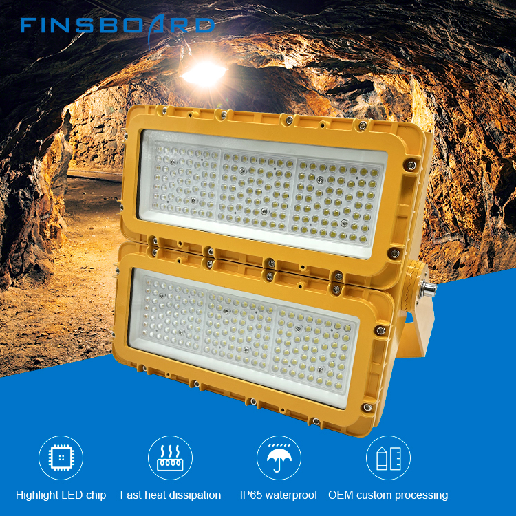 کارگاه کارخانه آلومینیوم شیشه سکوریت LED روشنایی ضد انفجار 150 وات 300 وات 600 وات