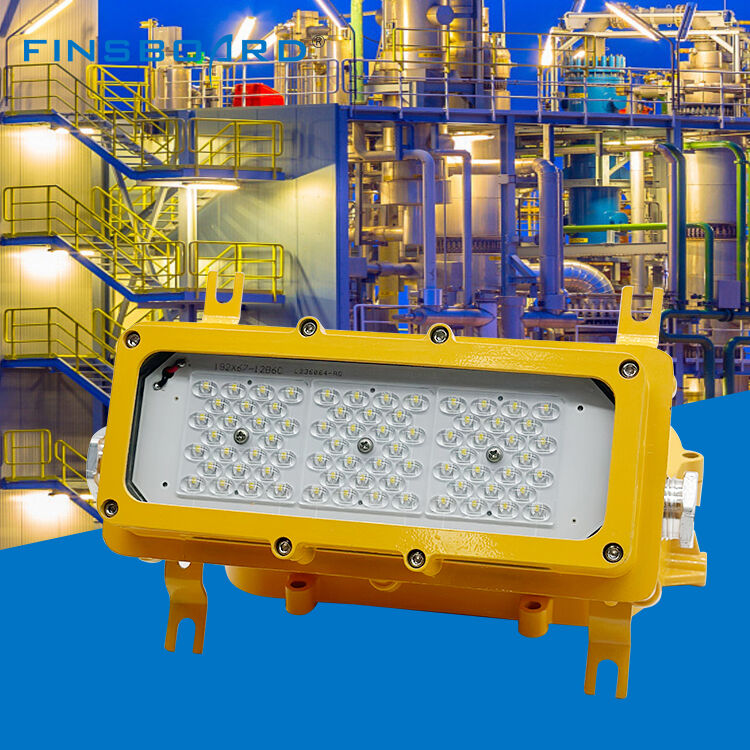 Ip65 ضد آب تونل مترو کابل عبور کمربند راهرو روشنایی آلومینیوم 50w LED نور ضد انفجار