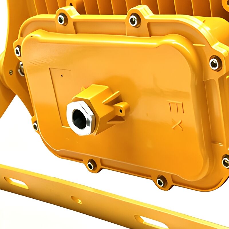 600W چراغ ضد انفجار LED نور سیلاب 90 ° دیوار نصب محیط امنیتی مرز زرد ATEX IIB T6